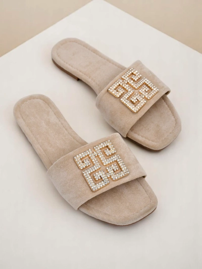 Royalfashion Женские шлепанцы на плоской подошве Zamila