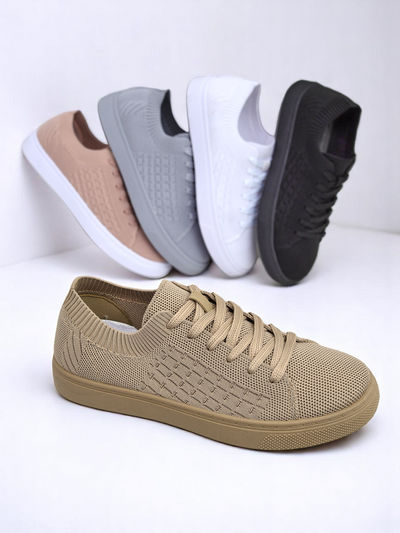 Damskie sneakersy Royalfashion Calista Rosa - różowe buty na wiosnę i lato