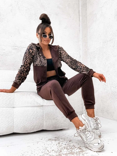 Женский хлопковый костюм Royalfashion в стиле велюр