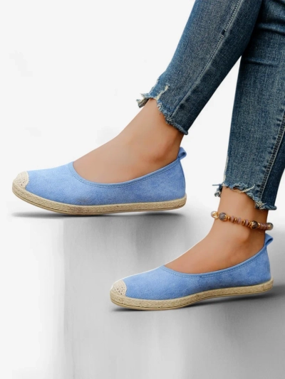 Royalfashion moterški ekokožos espadrilės Aroles