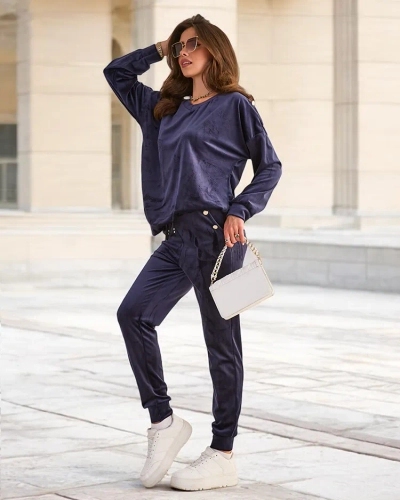 Royalfashion Женский комплект а'ля велюр