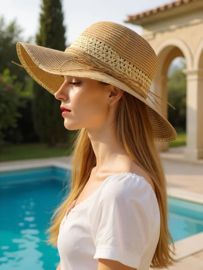 Royalfashion Соломенная шляпа для женщин Serelina