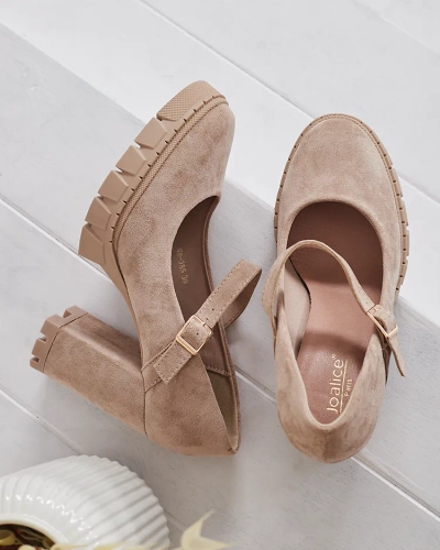 "Royalfashion" Moteriški ekovamzos "Elomma" bateliai