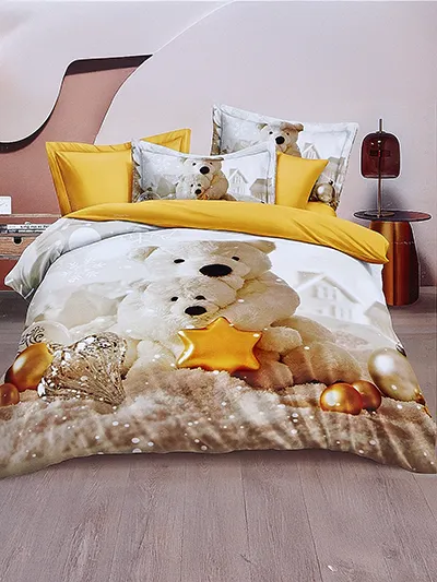 Royalfashion Kalėdinis patalynės komplektas 160x200 3 dalių