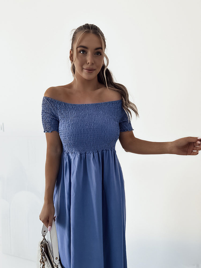 Royalfashion Moteriška midi suknelė a'la hiszpanka