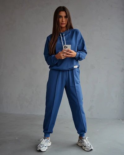 Royalfashion Женский хлопковый повседневный комплект