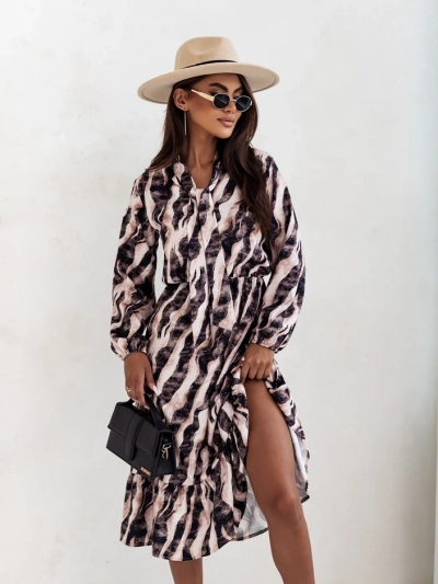 Женское миди-платье Royalfashion с принтом