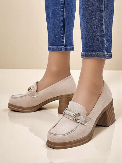 Royalfashion Женские лоферы на блочном каблуке Apareus