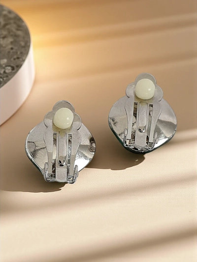 Royalfashion Klipsy kolczyki damskie z kryształem