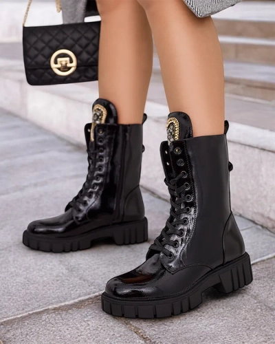 Royalfashion Женские ботинки на шнуровке Operre