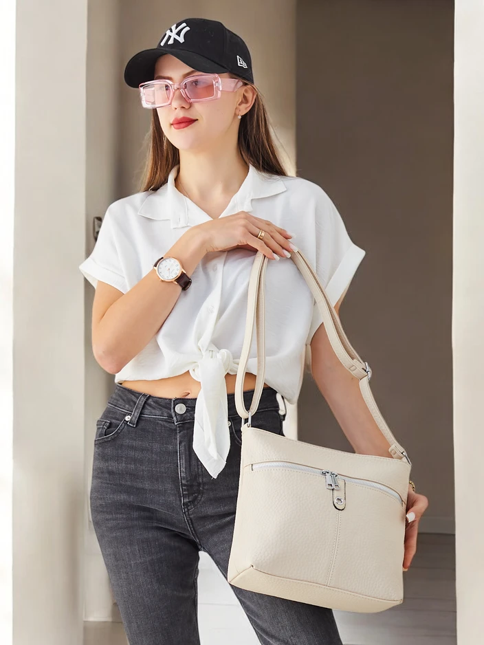 Royalfashion moterų maža rankinė, pagaminta iš ekologiškos odos