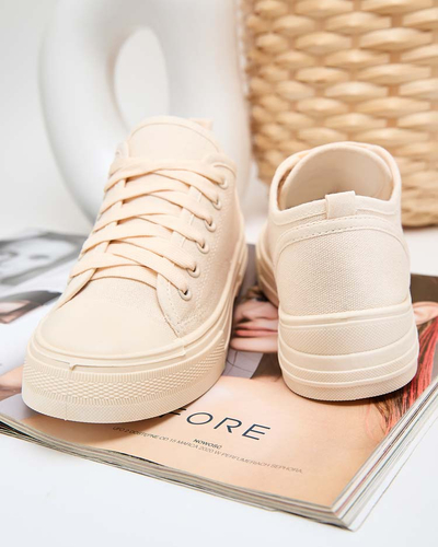 Royalfashion Moteriški klasikiniai nėriniuoti sportbačiai Seleas