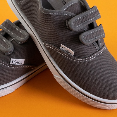 Темно-серые детские кеды Almir