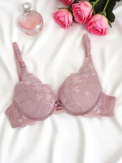 Royalfashion Moteriška push-up liemenėlė su nėriniais Luna Push-Up