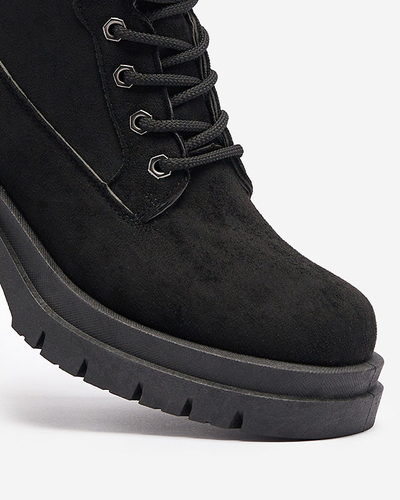 Juodi stiletto trapper batai Koidoo- Obuwie