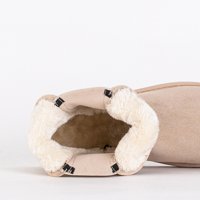 Smėlio spalvos moteriški sniego batai Gavi - Avalynė