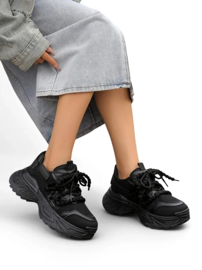 Royalfashion Moteriški sportiniai sneakersai storesniu padu Loness