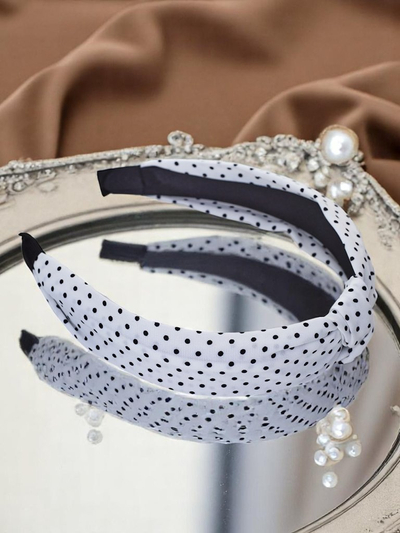 Royalfashion Ободок для волос в горошек Pola