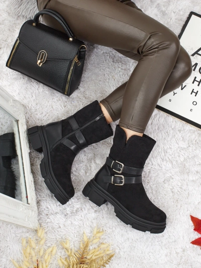 Aukštesni moteriški eko zomšiniai aulinukai Callire