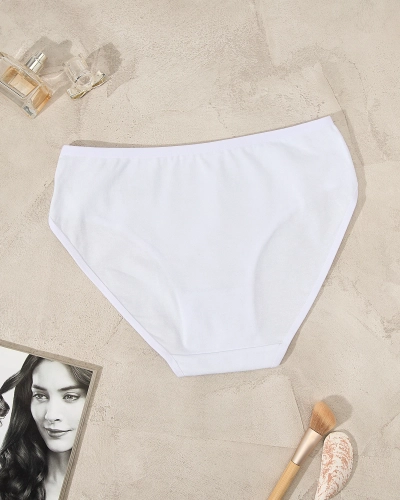Royalfashion Женские трусики белого цвета