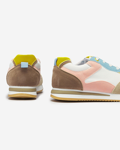 OUTLET Moteriški spalvingi sportiniai bateliai su raišteliais Semdik - Avalynė