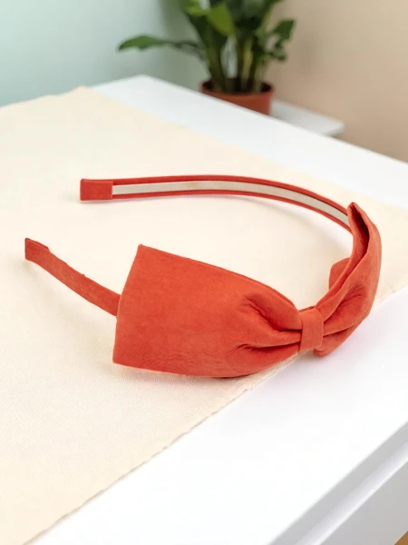 Royalfashion Plaukų lankelis su kaspinu Lila