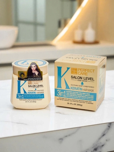 Salona Kallisti Keratin Mask – Perfect Care Collagenum 3in1 Repair 800g - Hair so fire, it's lit!