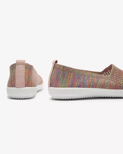 Ažūriniai spalvoto audinio sportbačiai Sadola - Avalynė