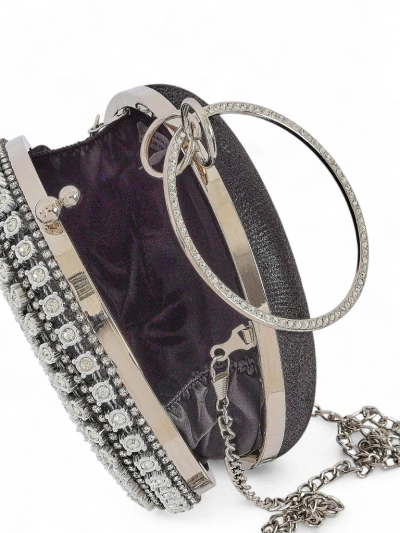 Royalfashion Женский клатч с цирконами Elira Noir