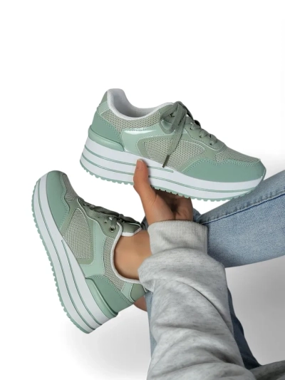 Royalfashion moteriški sportiniai sneakeriai ant platformos Revided