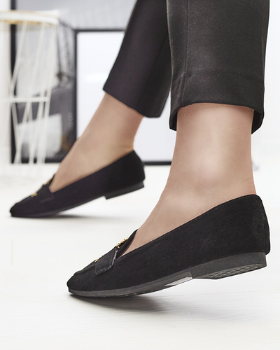 Женские черные мокасины Jaorica- Footwear