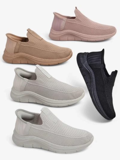 Royalfashion Женские спортивные кроссовки без застежки из текстиля Secat