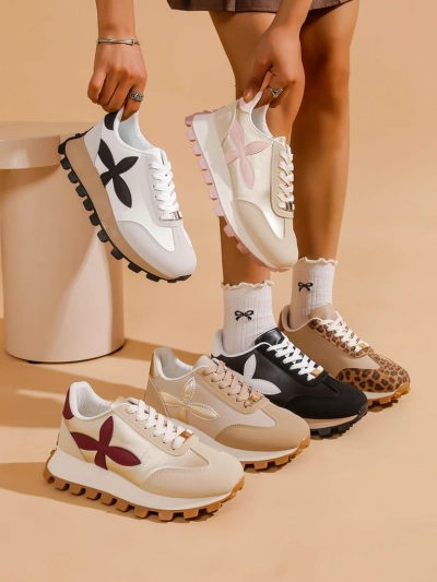 Royalfashion moterims skirti sportiniai kedai ant storesnio pado Aloqa