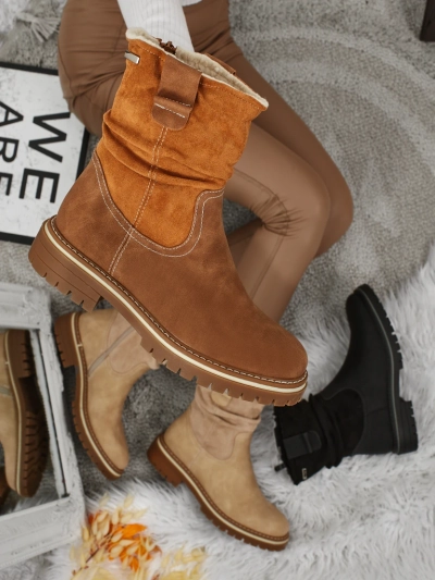 Aukštesni moteriški eko zomšiniai aulinukai Liora