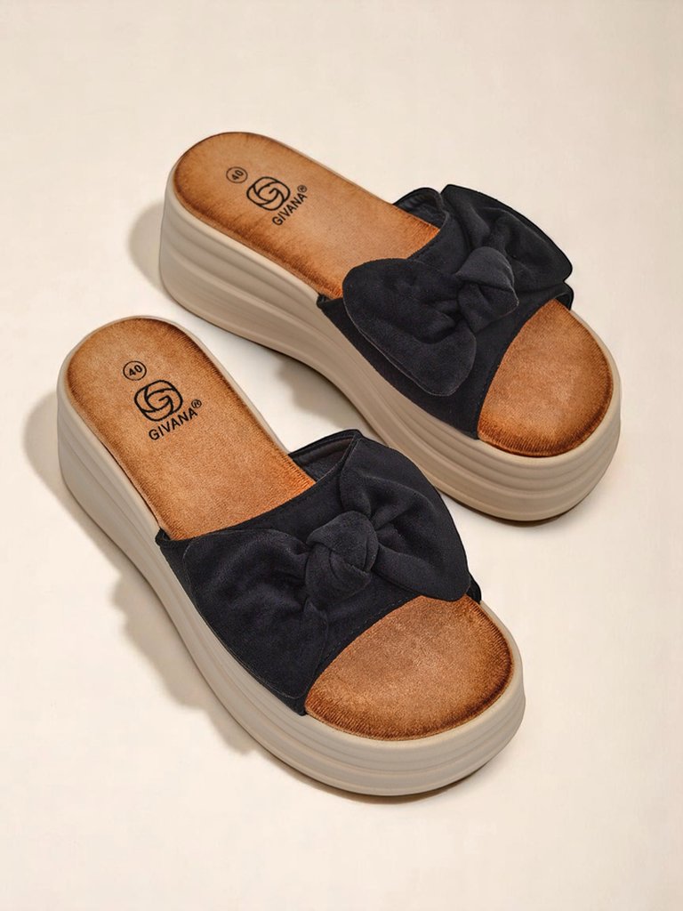 Royalfashion Женские шлепанцы на платформе Givan