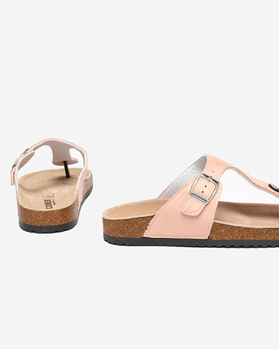 Rožinės moteriškos eko zomšinės basutės Sodifo- Avalynė