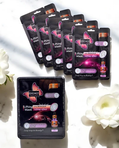 DIZAO - Serumas ir kaukės rinkinys su auksu 6g+36g x 10vnt