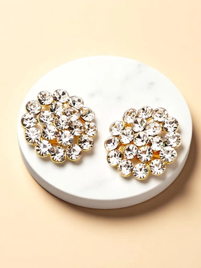 Royalfashion Клипсы для женщин с фианитами