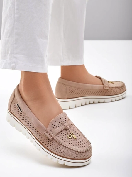 Royalfashion moterų perforuoti mokasinai Elissas