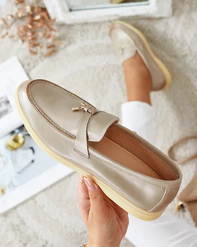 Royalfashion Elegantiški moteriški mokasinai Leosi