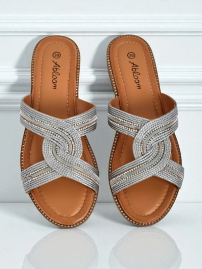 Royalfashion Dziewczyńskie laczki plecione Woven Breeze