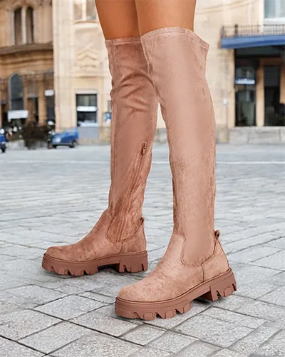 Royalfashion Moteriški plokščių kulniukų aukštesnės kėdės batai Vianas