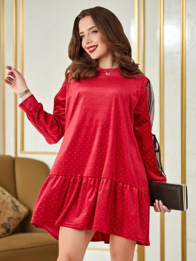 Royalfashion Женское бархатное платье