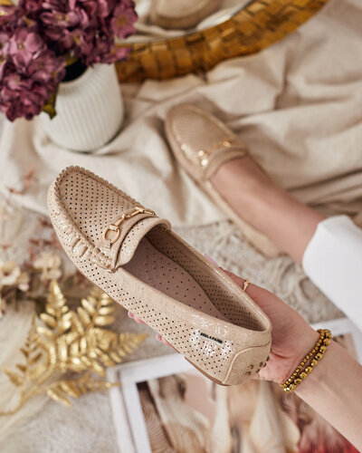 Royalfashion Женские ажурные мокасины Mill