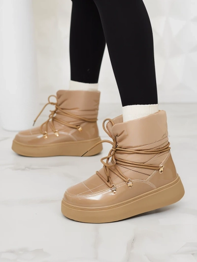 Royalfashion Женские сапоги-скороходы коричневого цвета Dabenda