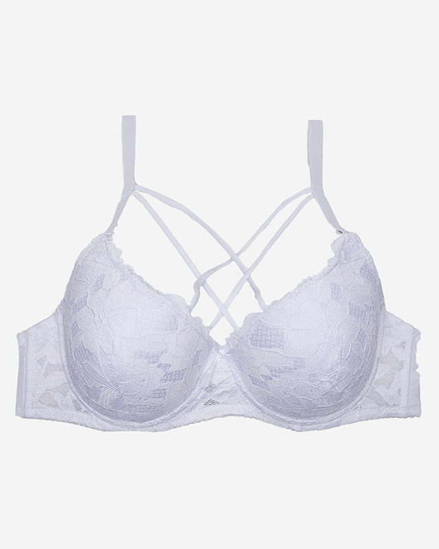 Balta moteriška liemenėlė su petnešėlėmis - Apatinis trikotažas