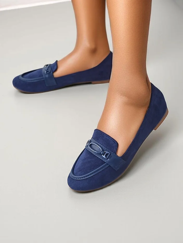 Royalfashion Женские экозамшевые мокасины Zammei