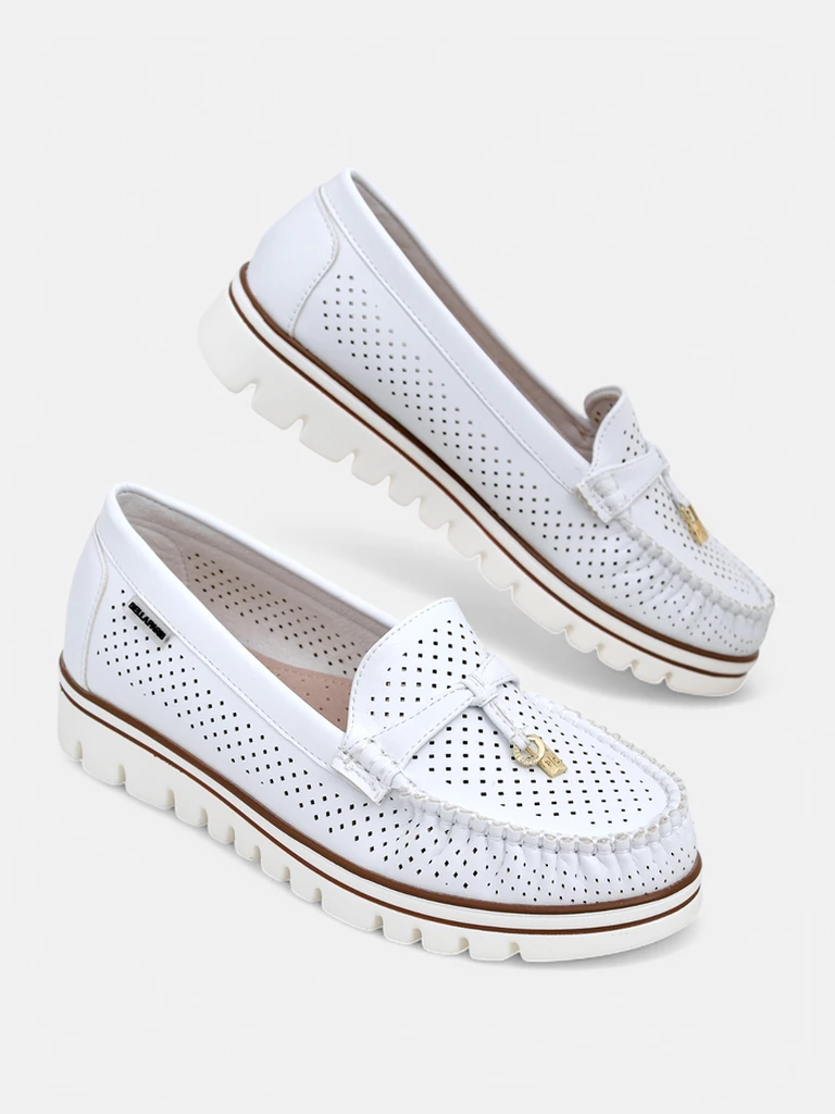 Royalfashion Moteriški perforuoti mokasīnai Elissas