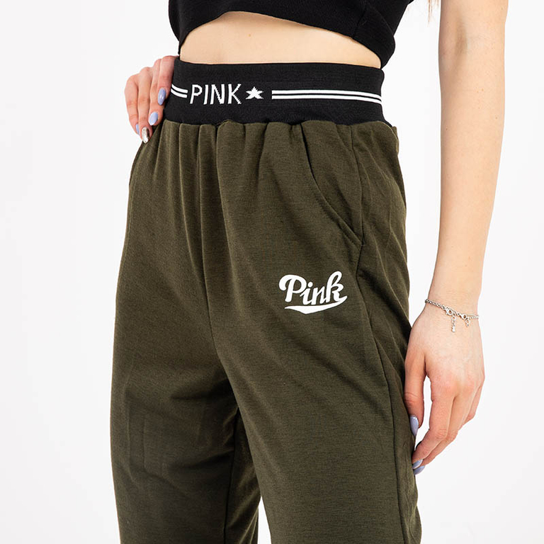 Žalios moteriškos sportinės kelnės - Drabužiai