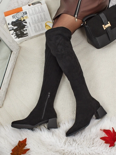 Женские ботфорты из эко-замши Dovrisse